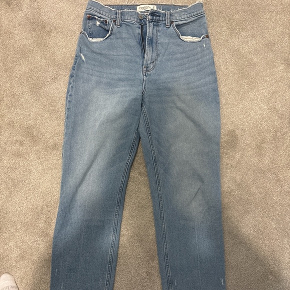 Abercrombie & Fitch Denim - Abercrombie & Fitch Light Wash Straight Leg Jeans